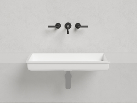 Раковина из искусственного камня S-Stone Salini MAREA 1802210M 70х40 встраиваемая цвет белый без отверстий под смеситель